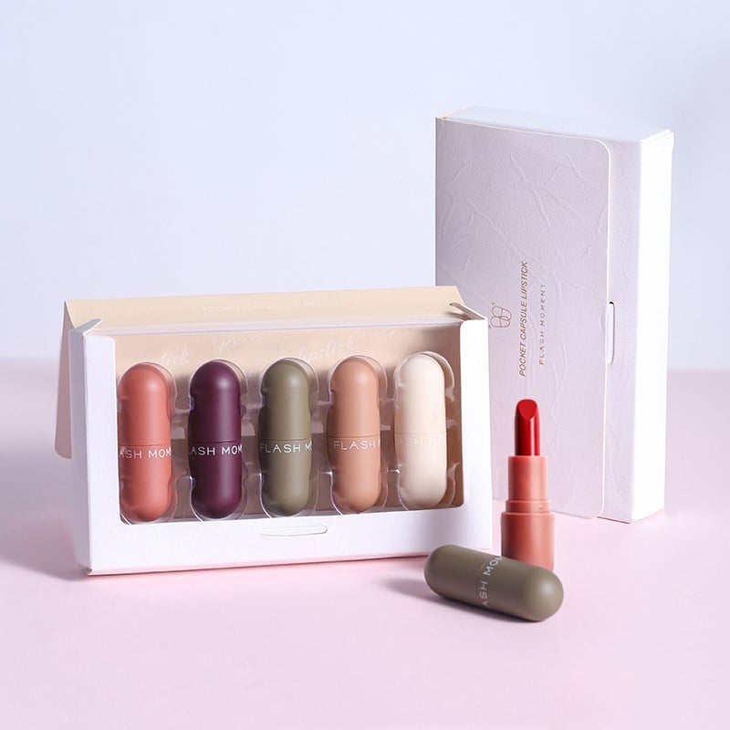 Mini cápsulas de labial